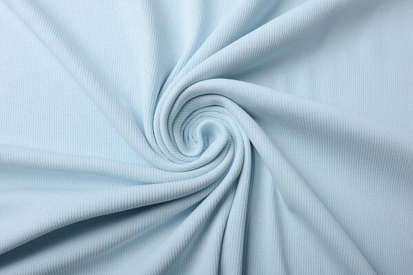 Oeko-Tex®  Rib Jersey Baby Blue