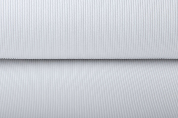 Oeko-Tex®  Rib Jersey Wit Oeko-Tex®  Rib Jersey Wit