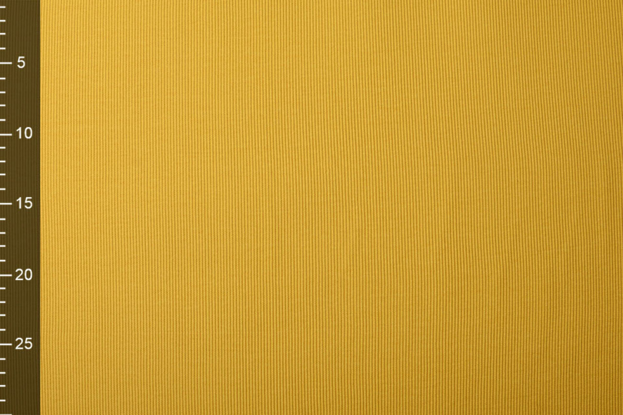 Oeko-Tex®  Rib Jersey Ocher Yelow