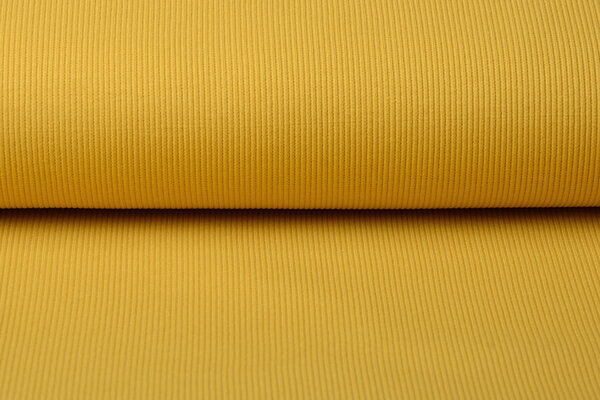 Oeko-Tex®  Ripp Jersey Ockergelb