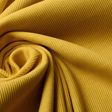 Oeko-Tex®  Ripp Jersey Ockergelb Oeko-Tex®  Ripp Jersey Ockergelb