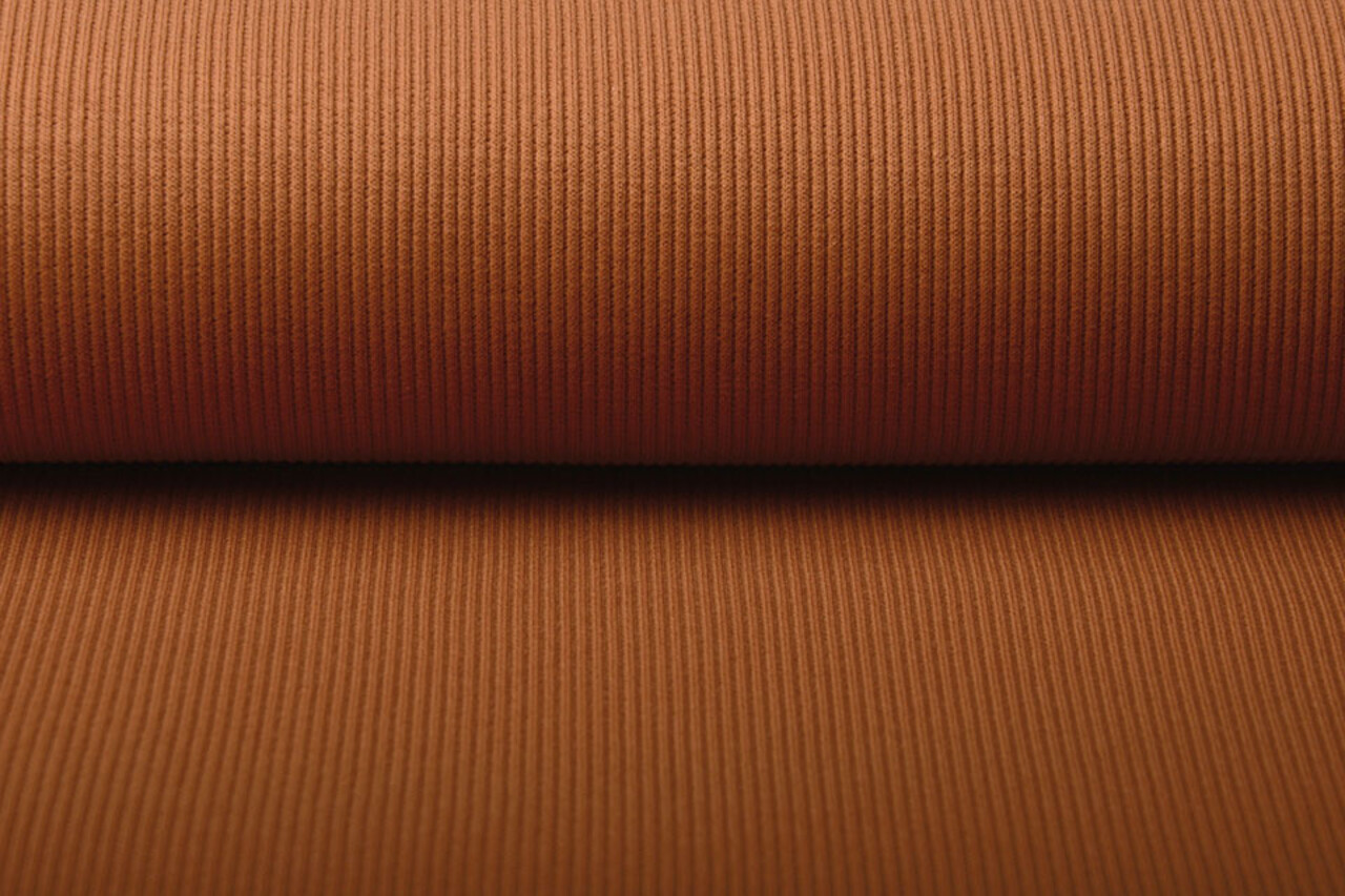 Oeko-Tex® Côtelé Jersey Brique Oeko-Tex® Côtelé Jersey Brique