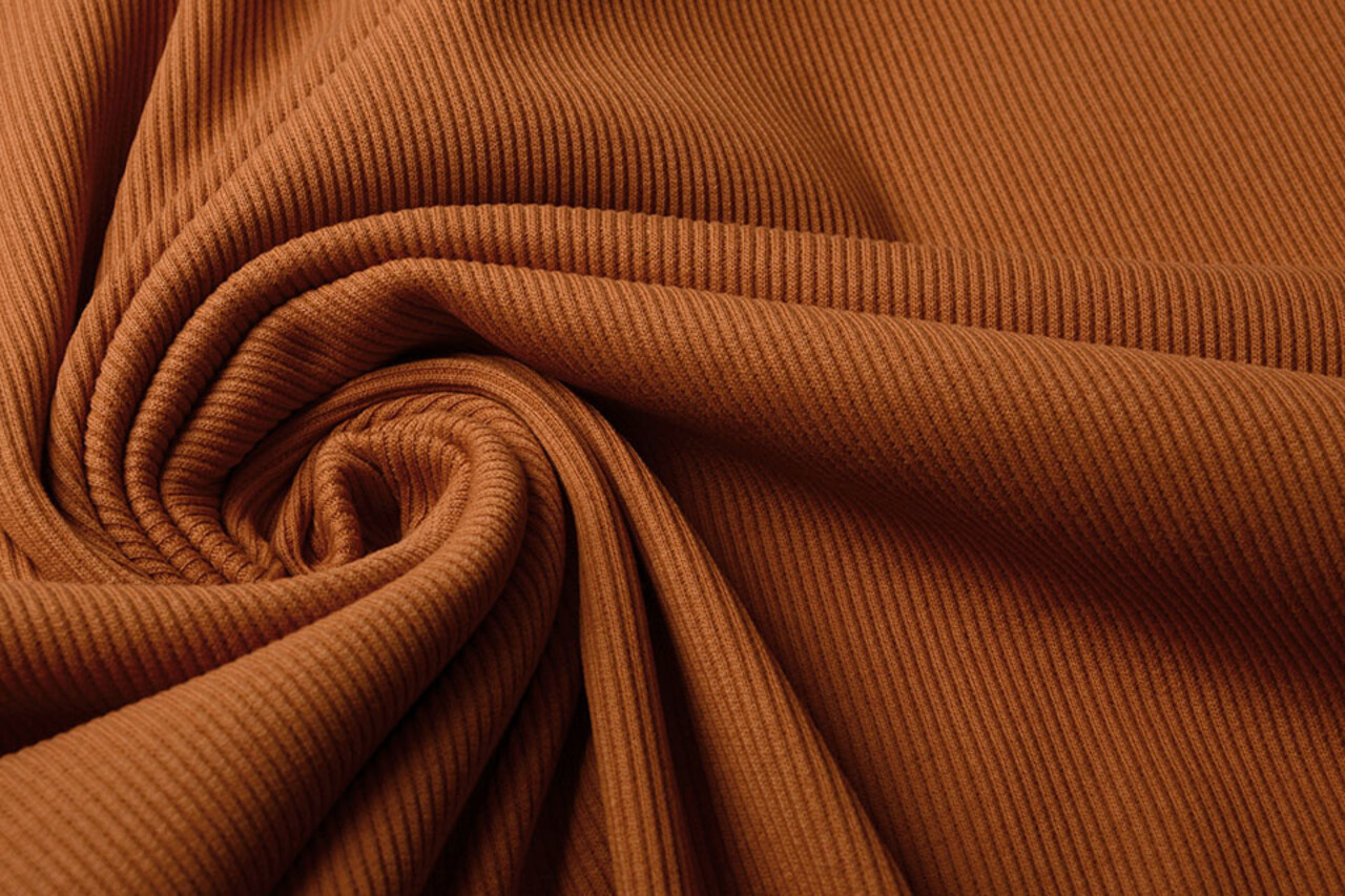 Oeko-Tex® Canalé Jersey Ladrillo Oeko-Tex® Canalé Jersey Ladrillo