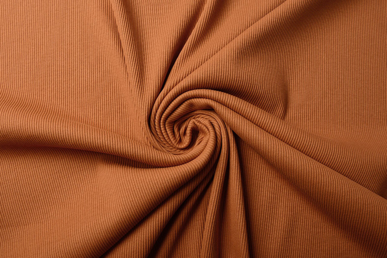 Oeko-Tex® Côtelé Jersey Brique Oeko-Tex® Côtelé Jersey Brique