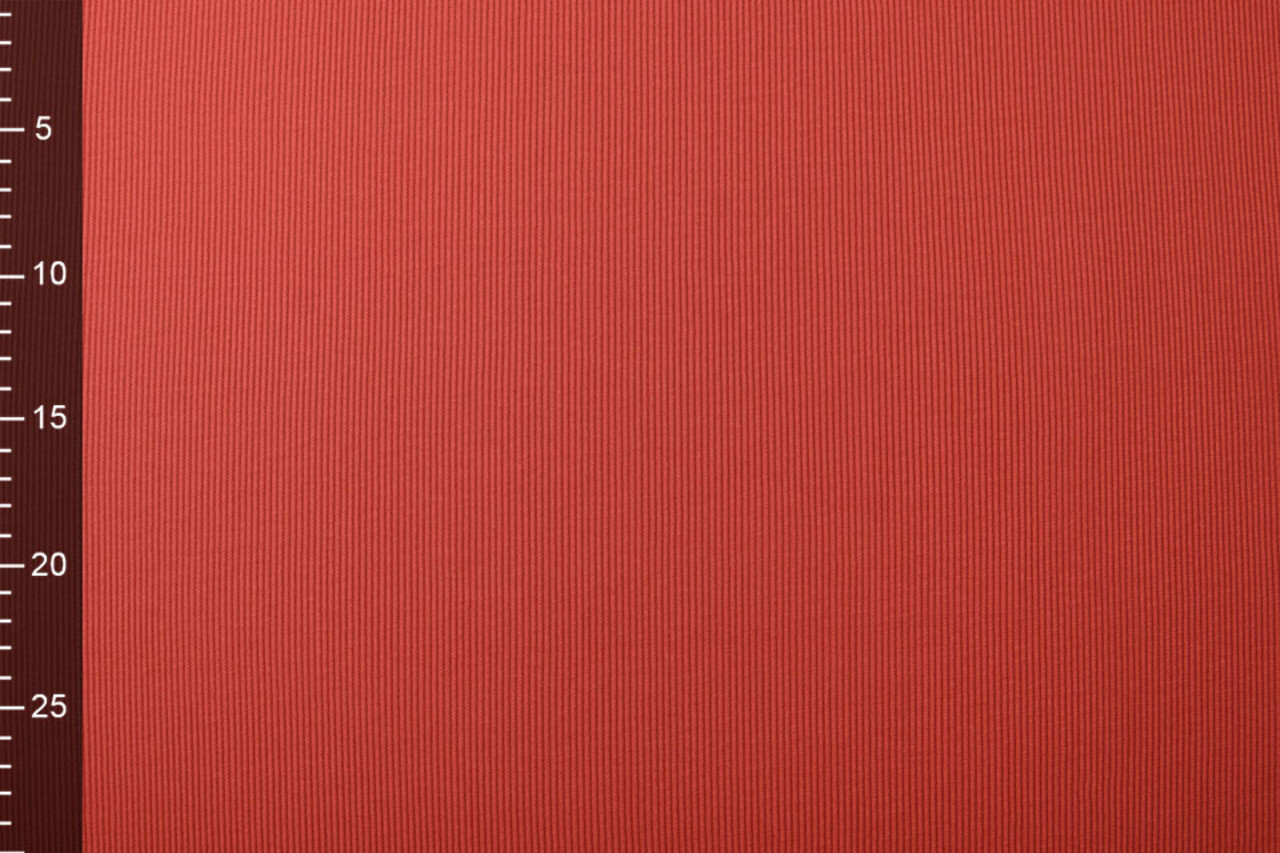 Oeko-Tex®  Côtelé Jersey Rouge