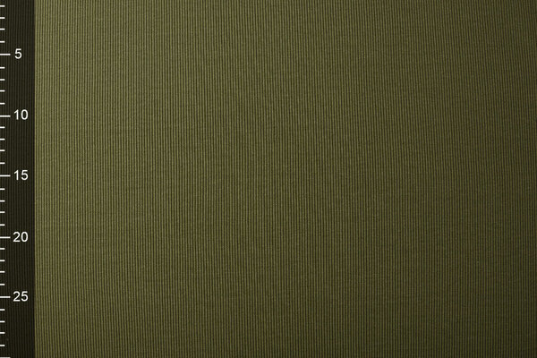 Oeko-Tex®  Ripp Jersey Armeegrün