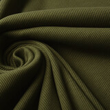 Oeko-Tex®  Rib Jersey Army Green Oeko-Tex®  Rib Jersey Army Green