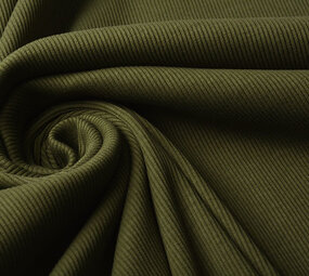 Oeko-Tex®  Rib Jersey Army Green