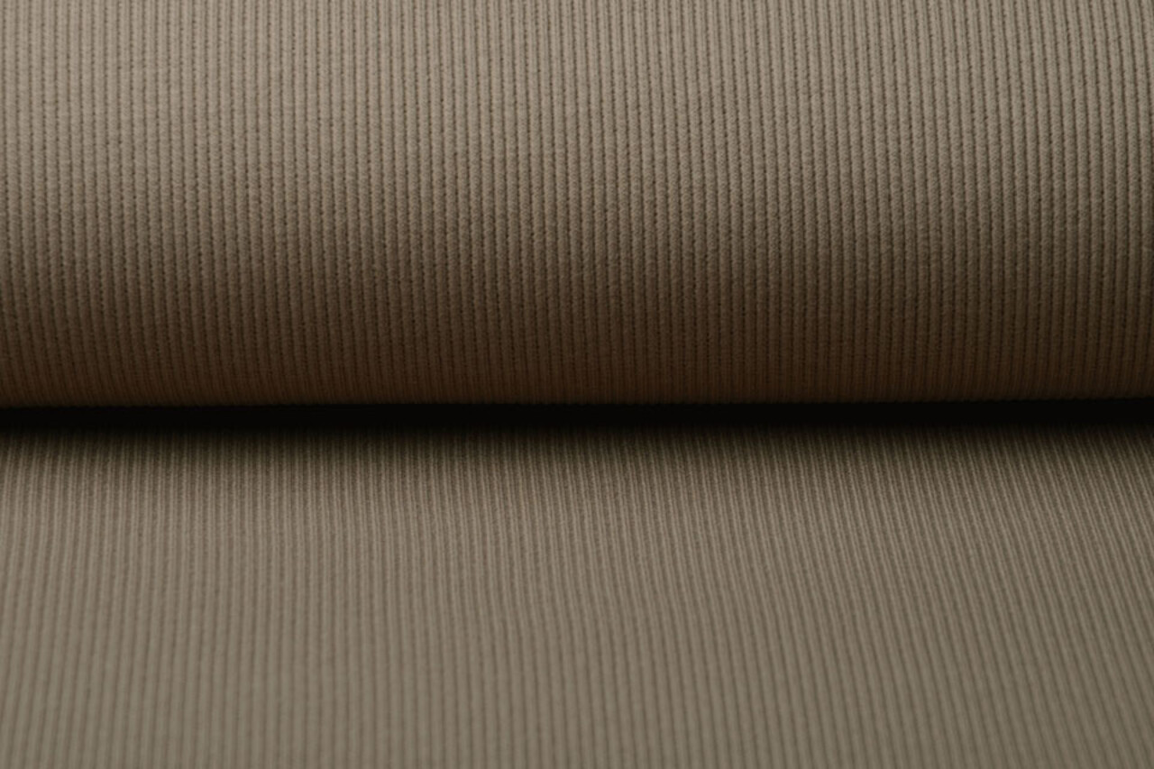 Oeko-Tex®  Rib Jersey Taupe