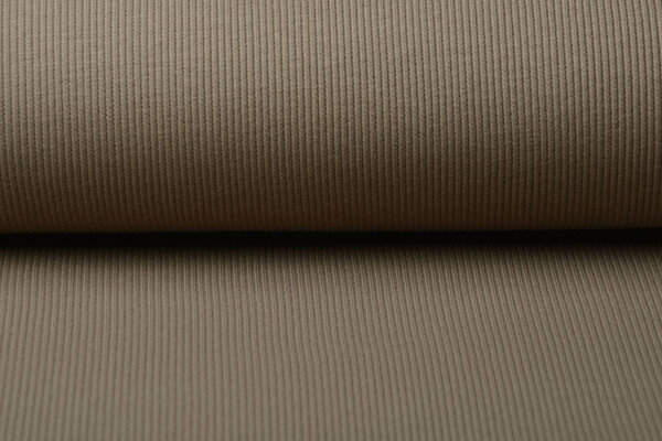 Oeko-Tex®  Ripp Jersey Taupe