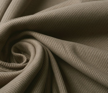 Oeko-Tex®  Ripp Jersey Taupe