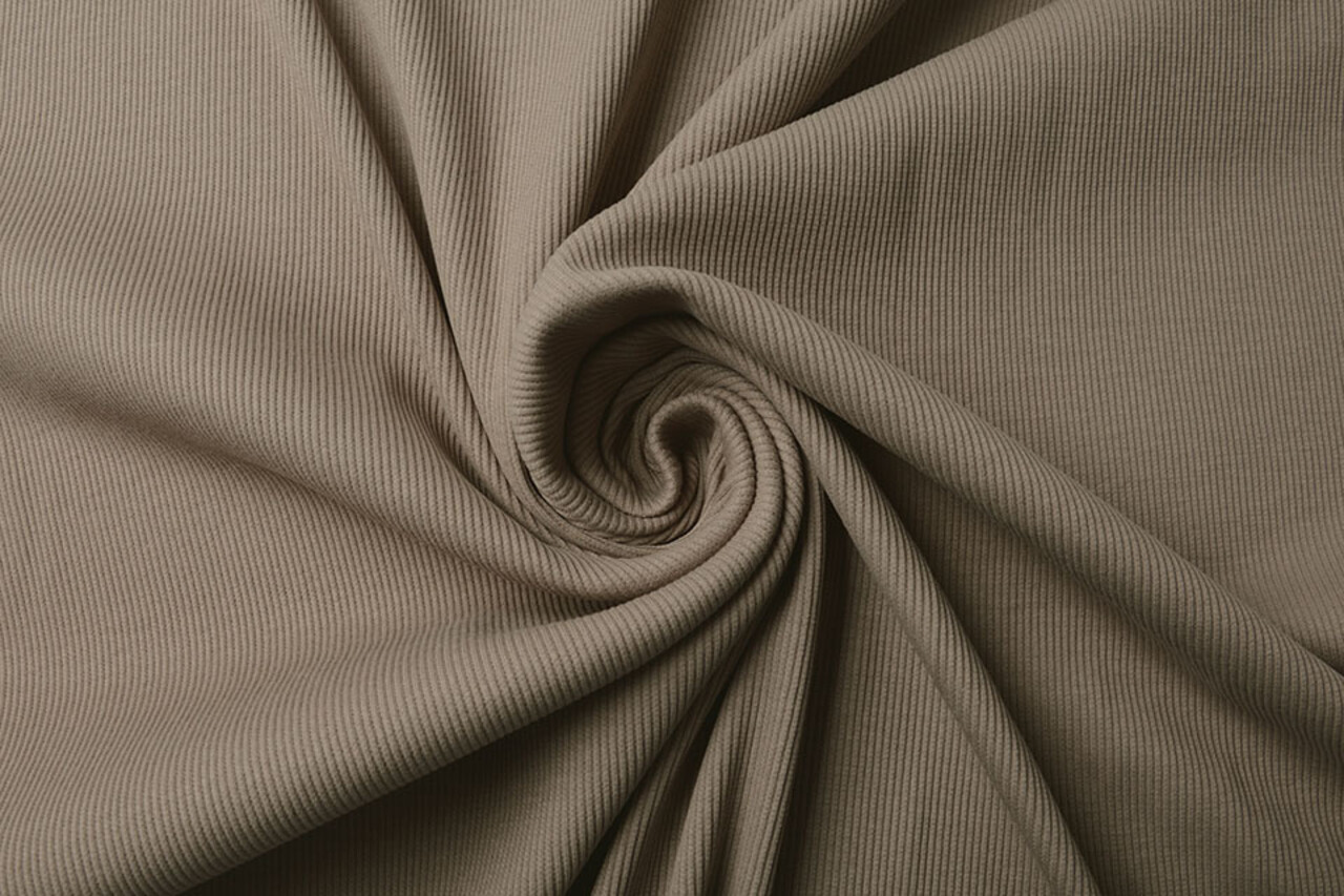 Oeko-Tex®  Ripp Jersey Taupe