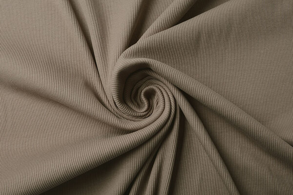 Oeko-Tex®  Ripp Jersey Taupe