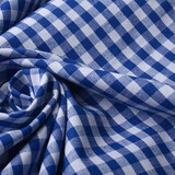 Vichy Traditionnel Carreaux 8 Mm Bleu Cobalt Vichy Traditionnel Carreaux 8 Mm Bleu Cobalt