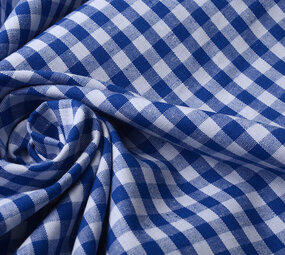 Vichy Traditionnel Carreaux 8 Mm Bleu Cobalt
