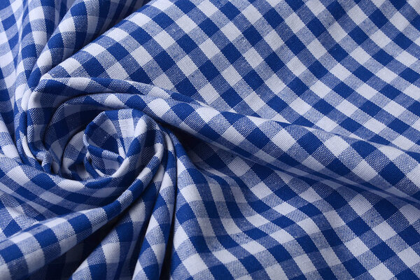 Vichy Traditionnel Carreaux 8 Mm Bleu Cobalt
