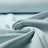 Oeko-Tex®  Ottoman Ripp Jersey Stoff Babyblau Oeko-Tex®  Ottoman Ripp Jersey Stoff Babyblau