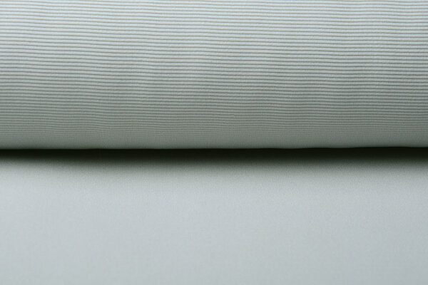 Oeko-Tex®  Ottoman Rib Jersey Fabric Light Grey Oeko-Tex®  Ottoman Rib Jersey Fabric Light Grey