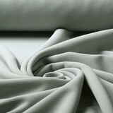 Oeko-Tex®  Ottoman Rib Jersey Fabric Light Grey Oeko-Tex®  Ottoman Rib Jersey Fabric Light Grey