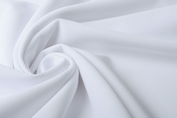 Oeko-Tex®  Ottoman Rib Jersey Fabric White