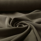 Oeko-Tex®  Ottoman Ripp Jersey Stoff Taupe Oeko-Tex®  Ottoman Ripp Jersey Stoff Taupe