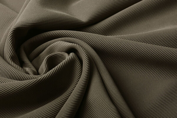 Oeko-Tex®  Ottoman Rib Jersey Fabric Taupe Oeko-Tex®  Ottoman Rib Jersey Fabric Taupe