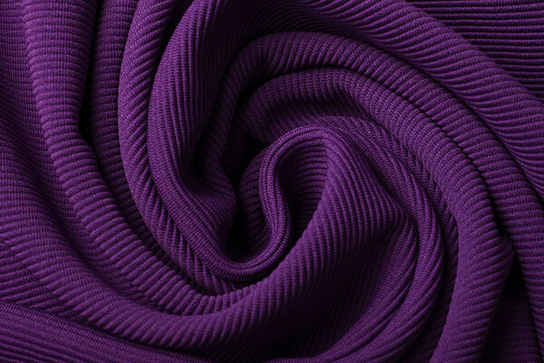 Oeko-Tex®  Ottoman Rib Jersey Fabric Purple