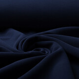 Oeko-Tex®  Ottoman Côtelé Jersey Tissu Bleu Marine