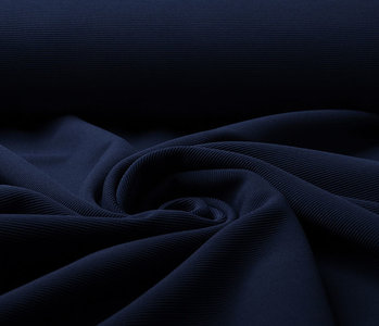 Navy Ottoman Spandex Fabric