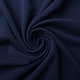 Oeko-Tex®  Ottoman Rib Jersey Stof Marine Blauw
