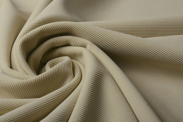 Oeko-Tex® Ottoman Costina Jersey Tessuto Beige Oeko-Tex® Ottoman Costina Jersey Tessuto Beige