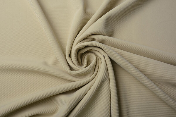 Oeko-Tex® Ottoman Costina Jersey Tessuto Beige Oeko-Tex® Ottoman Costina Jersey Tessuto Beige
