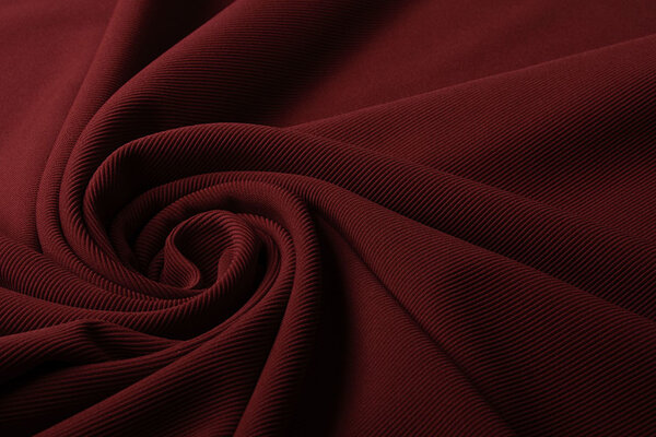 Oeko-Tex®  Ottoman Rib Jersey Stof Wijnrood Oeko-Tex®  Ottoman Rib Jersey Stof Wijnrood