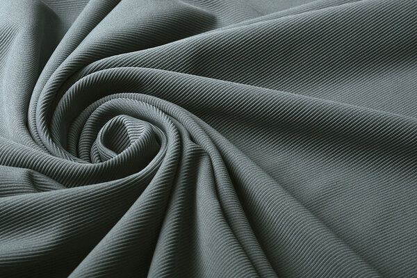 Oeko-Tex®  Ottoman Canalé Jersey Tela Gris