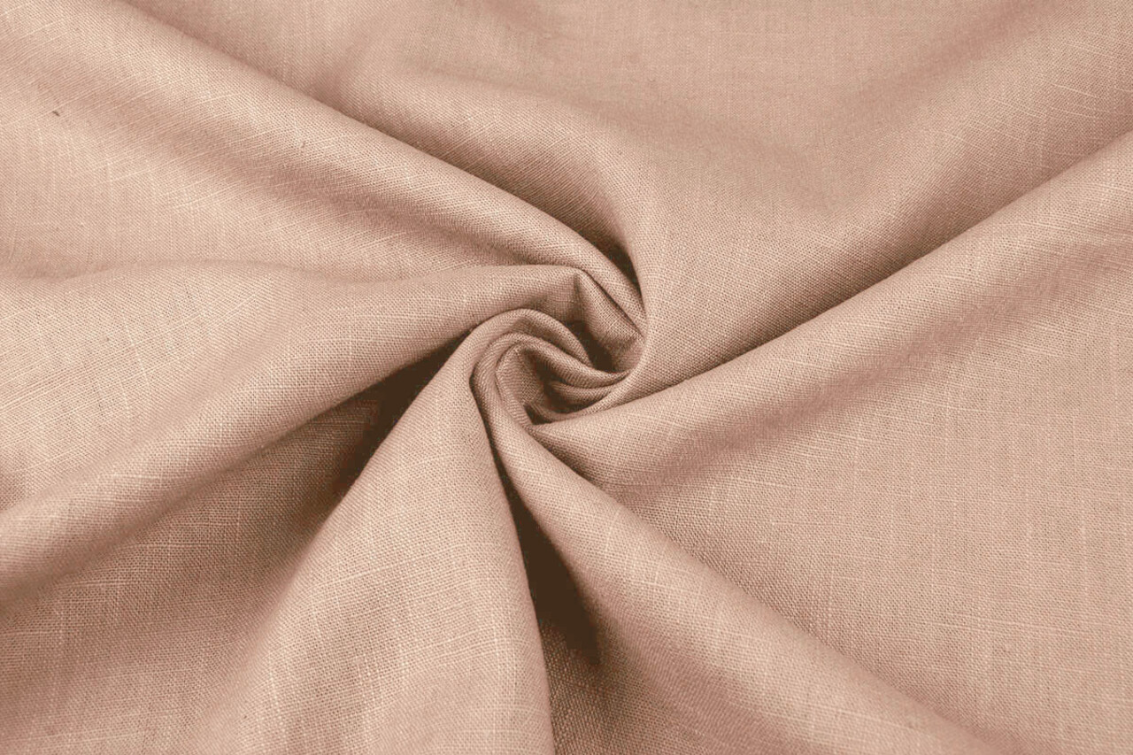Oeko-Tex®  Washed Linen Salmon Pink Oeko-Tex®  Washed Linen Salmon Pink