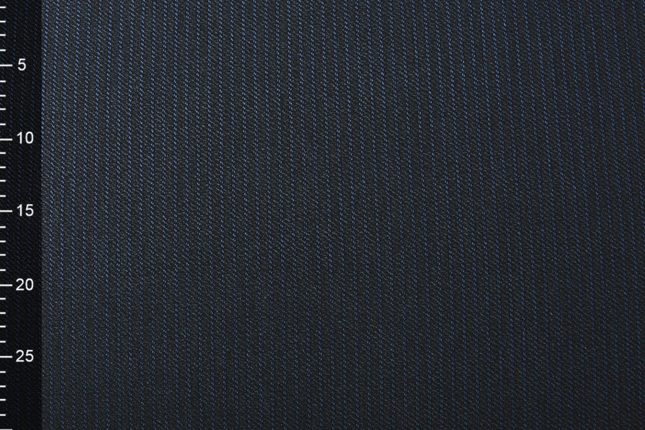 Stretch-Gabardine Streifen Blau Stretch-Gabardine Streifen Blau