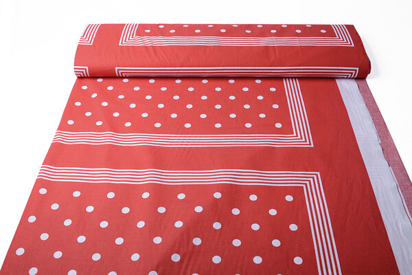 Panel Cotton Farmers Handkerchief Dots