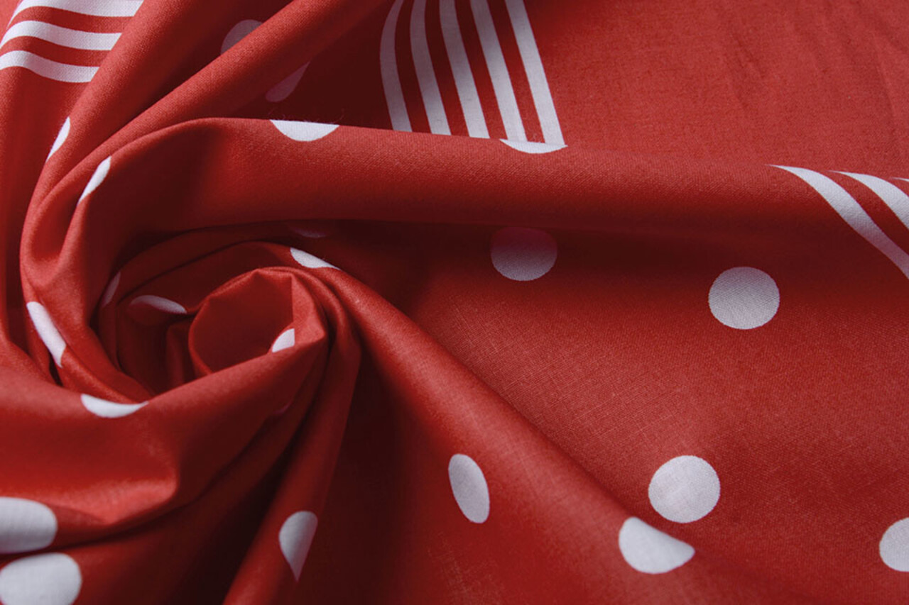 Panel Cotton Farmers Handkerchief Dots