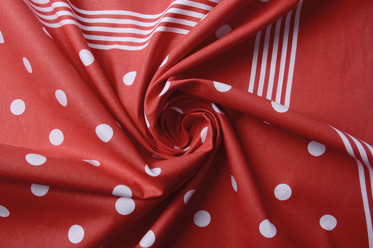 Panel Cotton Farmers Handkerchief Dots