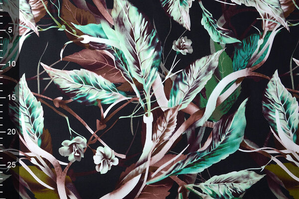 Digital Baumwoll Stretch Botanischer Garten