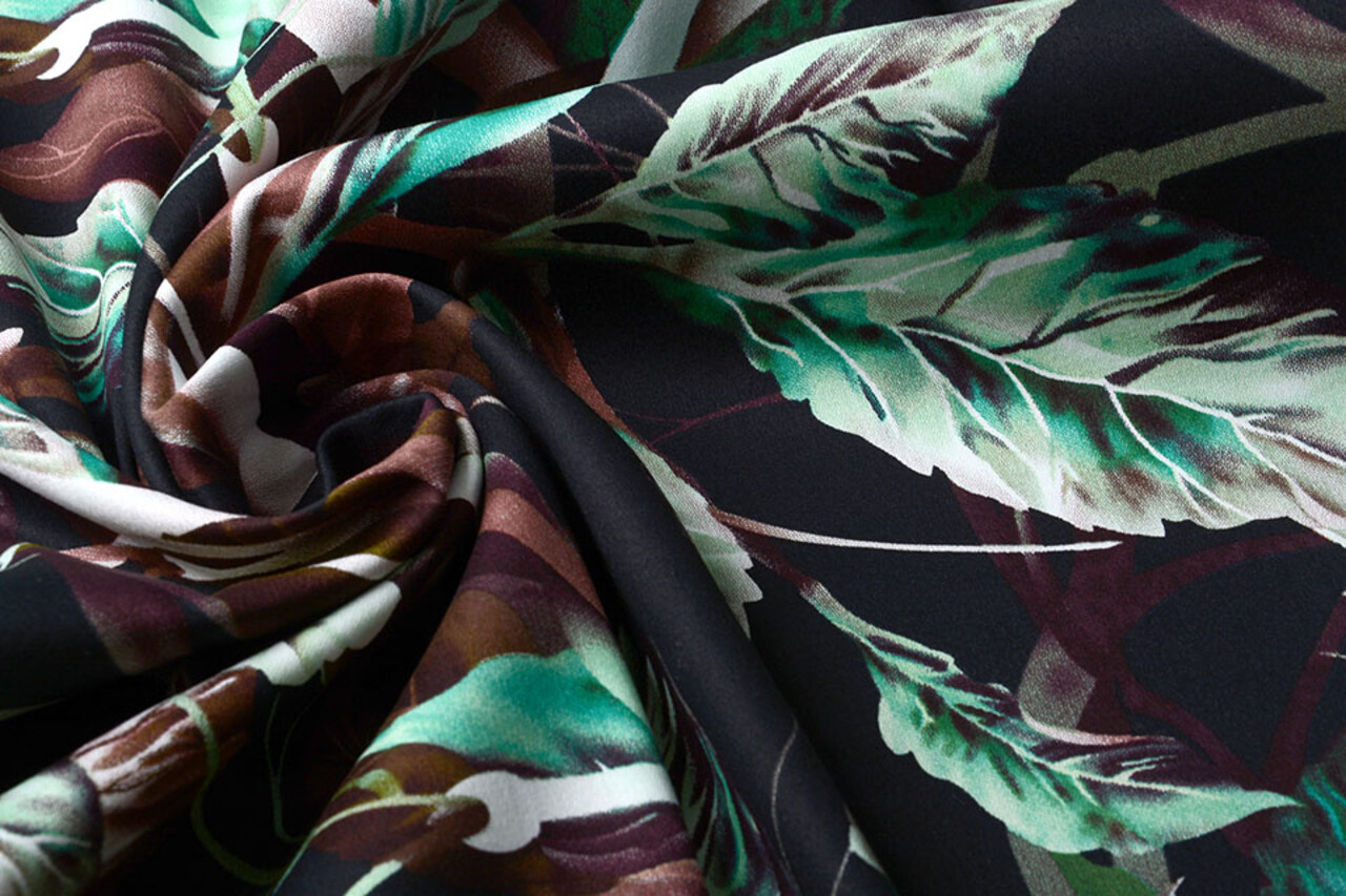 Digital Stretch Cotton Botanical Garden Digital Stretch Cotton Botanical Garden