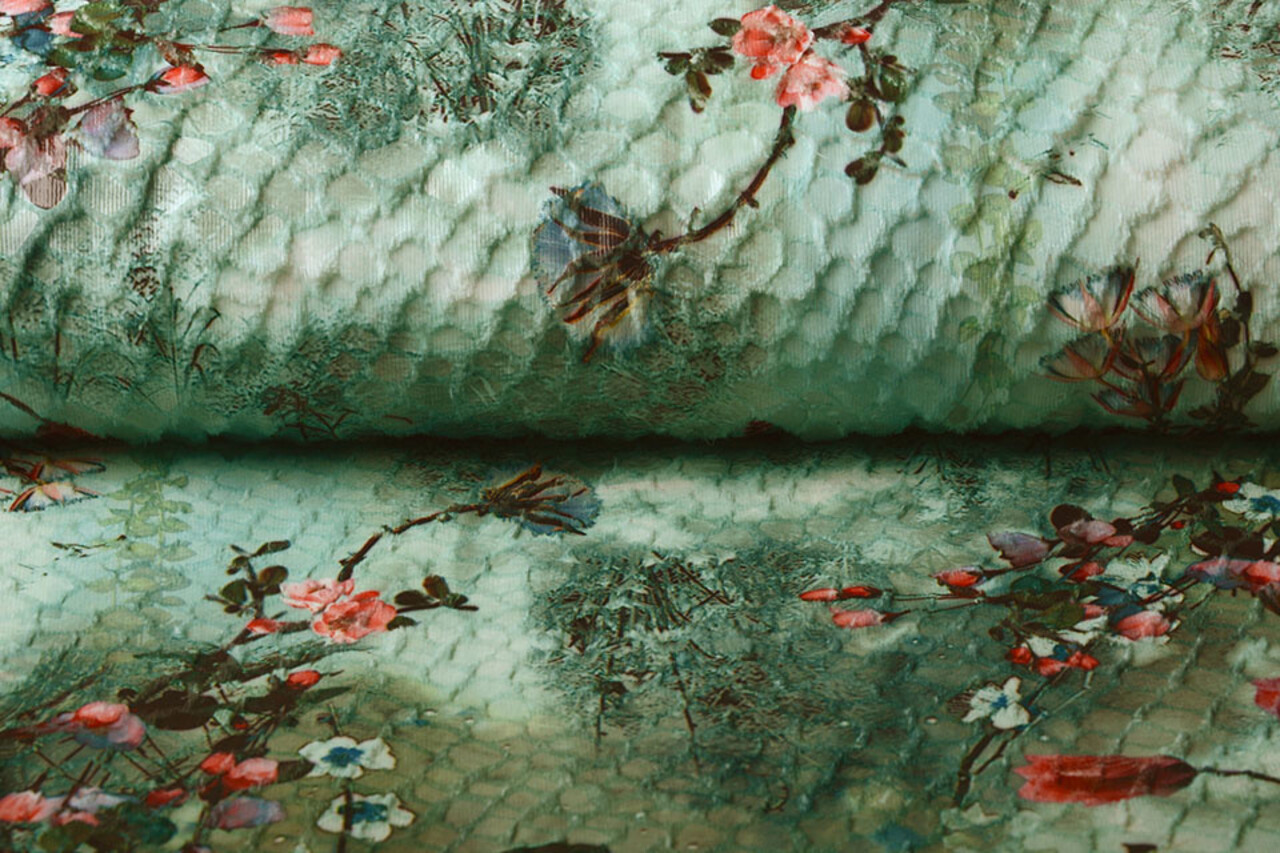 Roses Fourrure Fleurs Vert