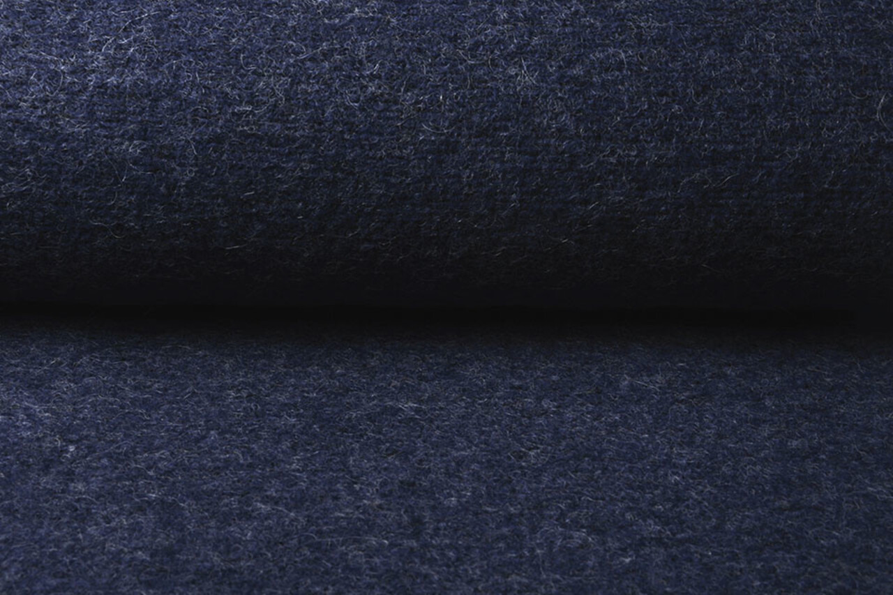 Bouclé Alpaca Navy Blue Bouclé Alpaca Navy Blue