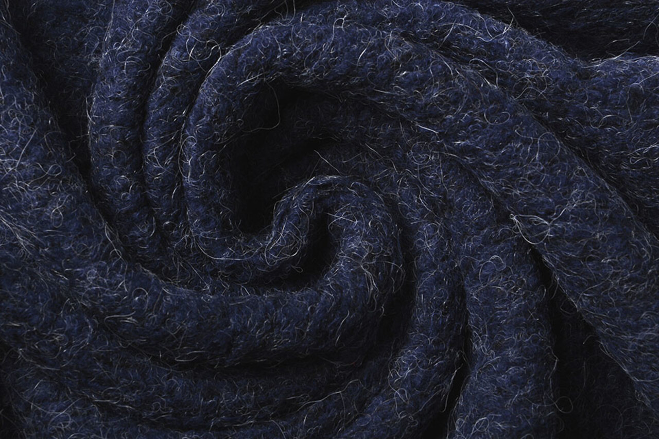 Bouclé Alpaca Navy Blue Bouclé Alpaca Navy Blue