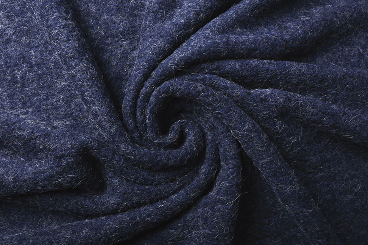 Bouclé Alpaca Navy Blue Bouclé Alpaca Navy Blue