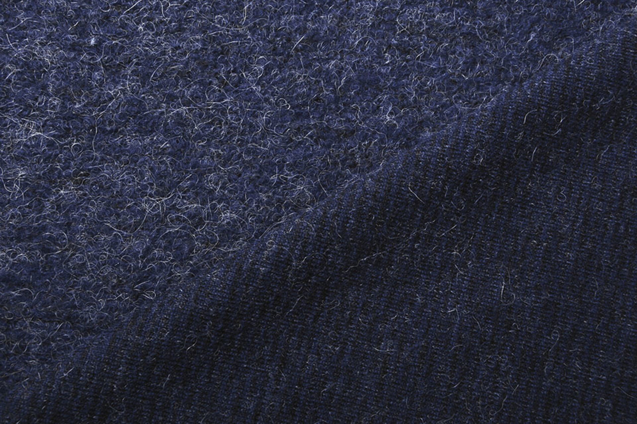 Bouclé Alpaca Navy Blue Bouclé Alpaca Navy Blue
