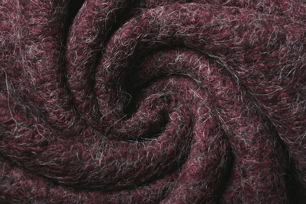 Bouclé Alpaca Bordeaux Bouclé Alpaca Bordeaux