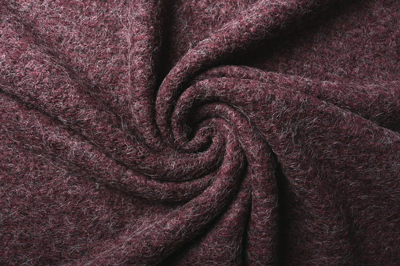 Bouclé Alpaca Bordeaux Bouclé Alpaca Bordeaux