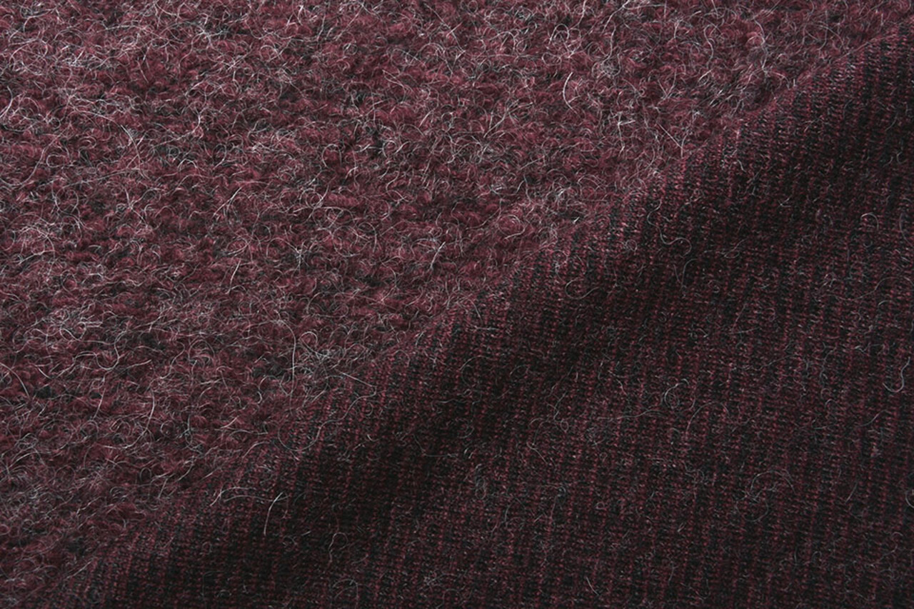 Bouclé Alpaca Bordeaux Bouclé Alpaca Bordeaux