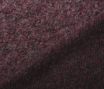 Bouclé Alpaka Bordeaux